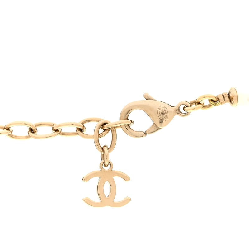 перлина Crystal Logo чокер золото Pearly білий