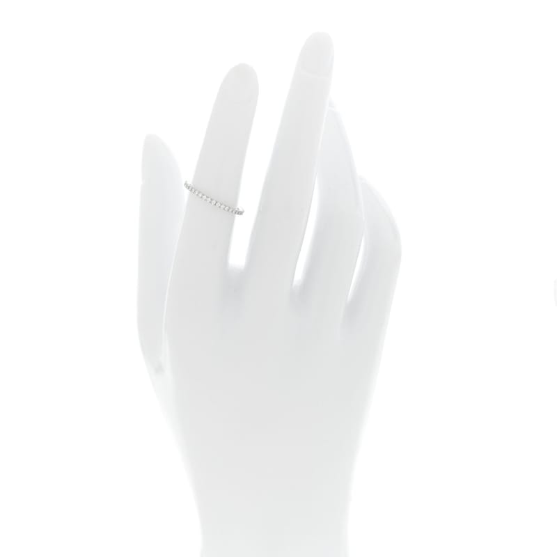 18K біле золото діамант 1.25mm Felicite Wedding обручка каблучка 50 5.25