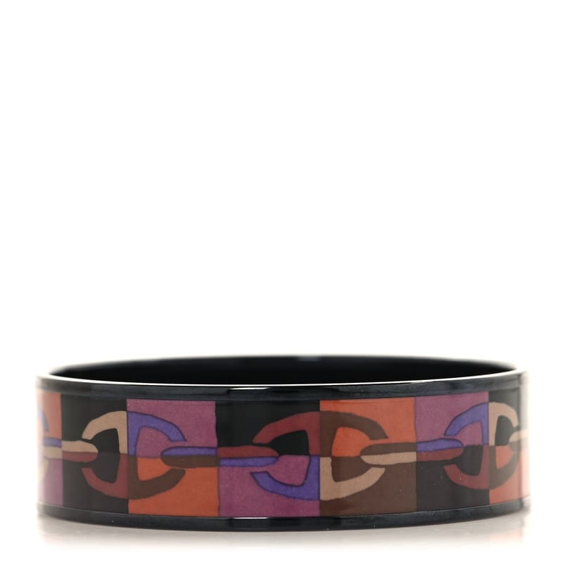 Enamel Printed Optique Chaine D'Ancre Wide браслет 65