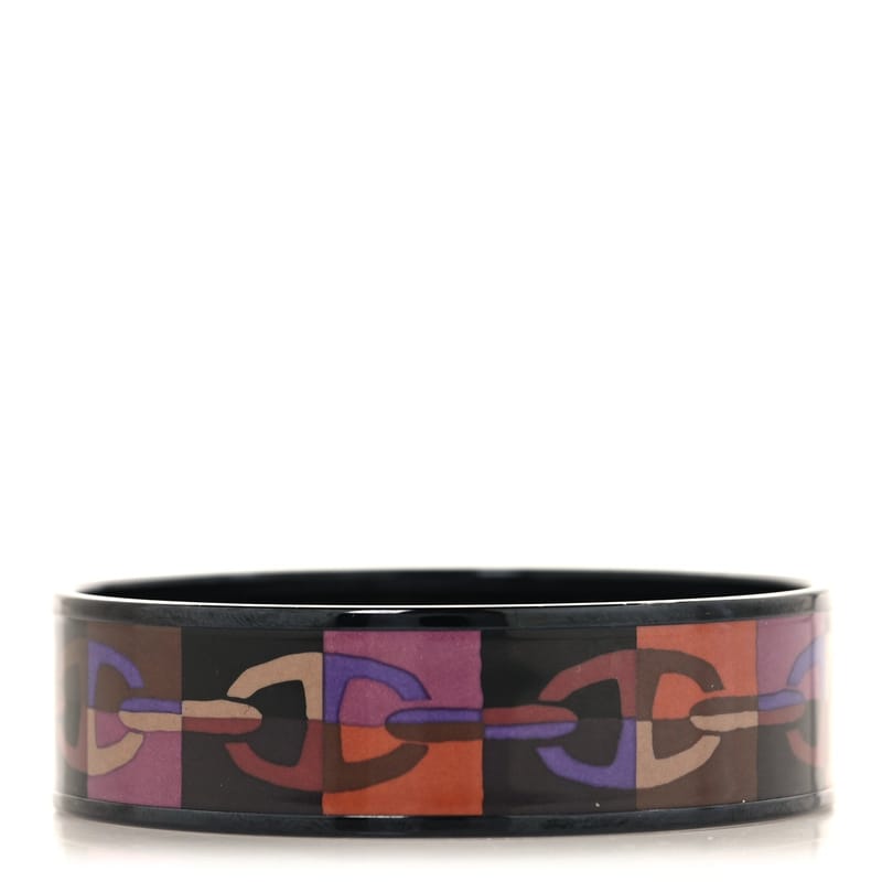 Enamel Printed Optique Chaine D'Ancre Wide браслет 65