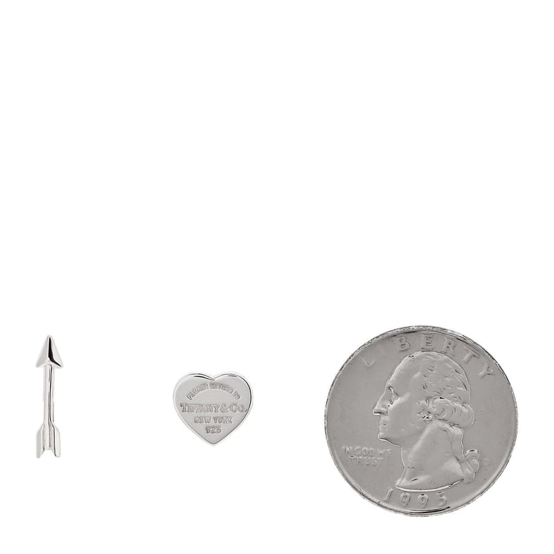 срібло 925 Lovestruck Heart Tag & Arrow сережки