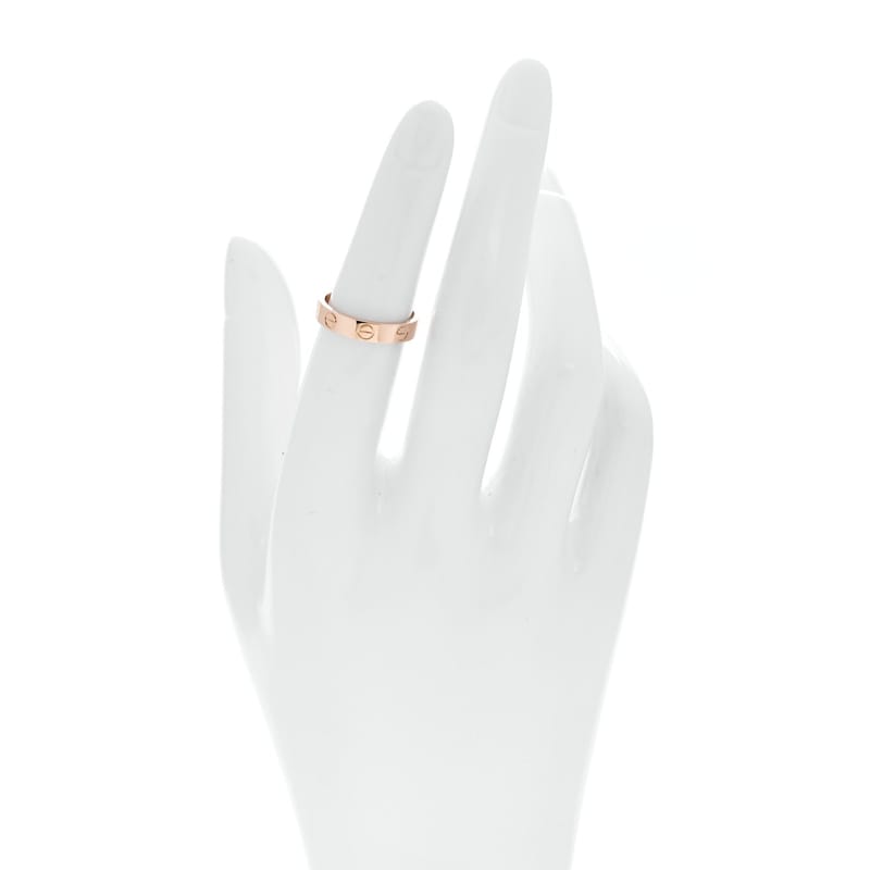 18K рожеве золото 3.5mm LOVE Wedding обручка каблучка 50 5.25
