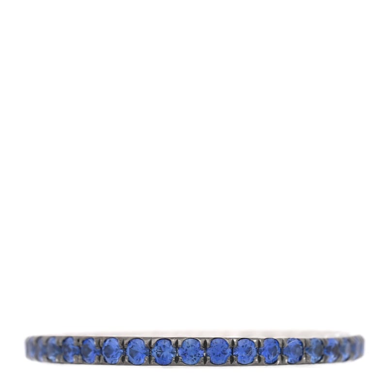 платина Blue сапфір 1.85mm Eden Eternity обручка каблучка 52 6
