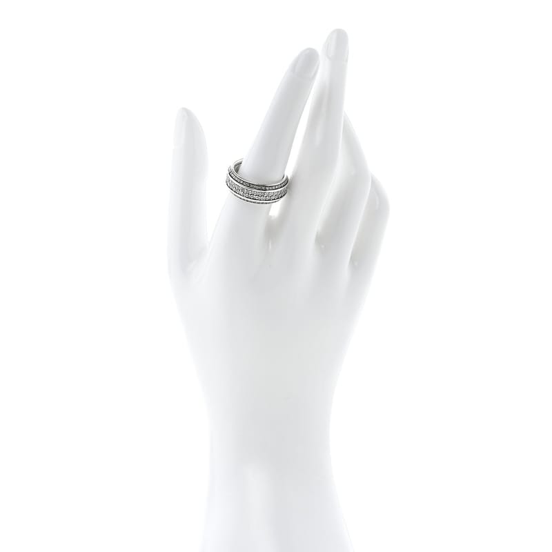 срібло 925 діамант 8.5mm Streamline Beveled обручка каблучка 56 7.75