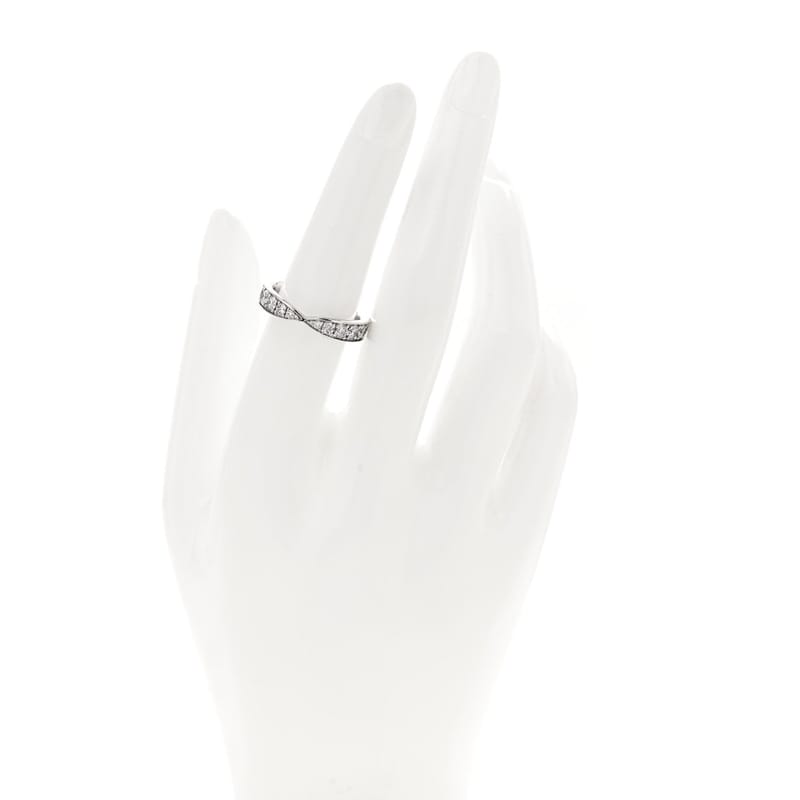 платина діамант 4.3mm Harmony обручка каблучка 54 7