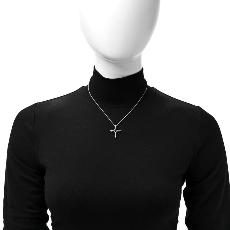 срібло 925 Elsa Peretti Infinity Cross підвіска кольє