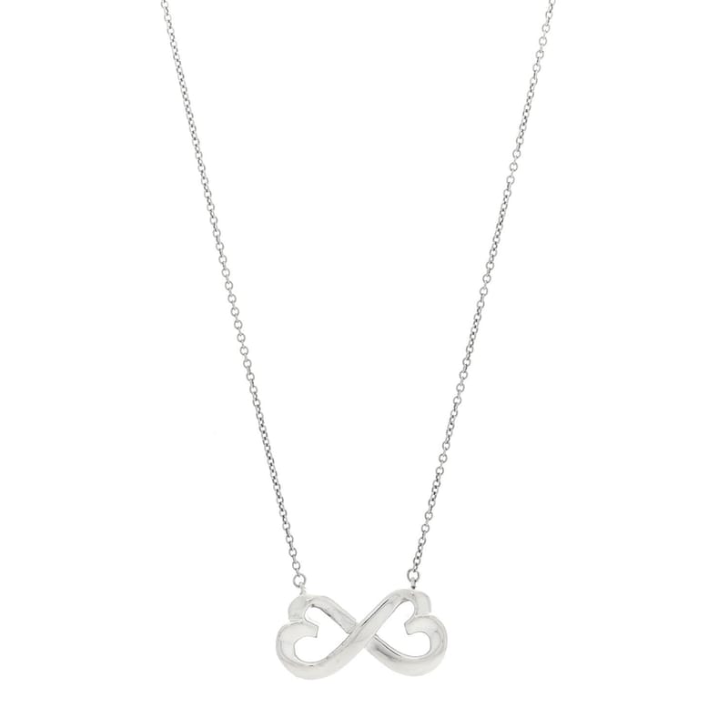 срібло 925 Paloma Picasso Double Loving Heart підвіска кольє
