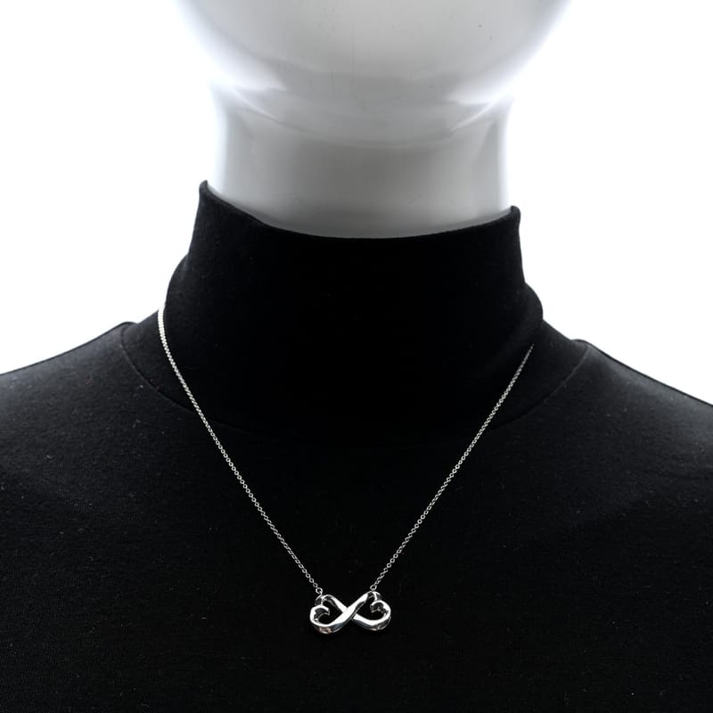 срібло 925 Paloma Picasso Double Loving Heart підвіска кольє