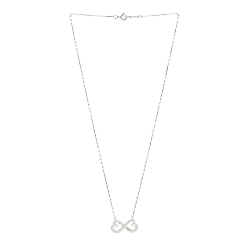 срібло 925 Paloma Picasso Double Loving Heart підвіска кольє