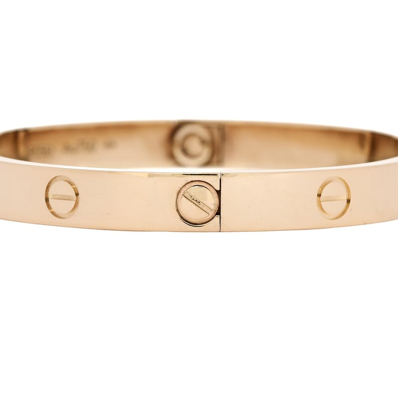 18K жовте золото LOVE браслет 17