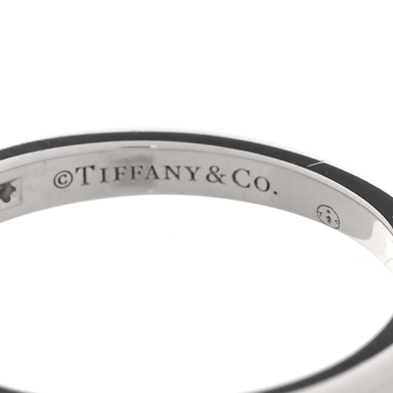 платина діамант 2.5mm Half Circle Wedding обручка каблучка 48 4.5