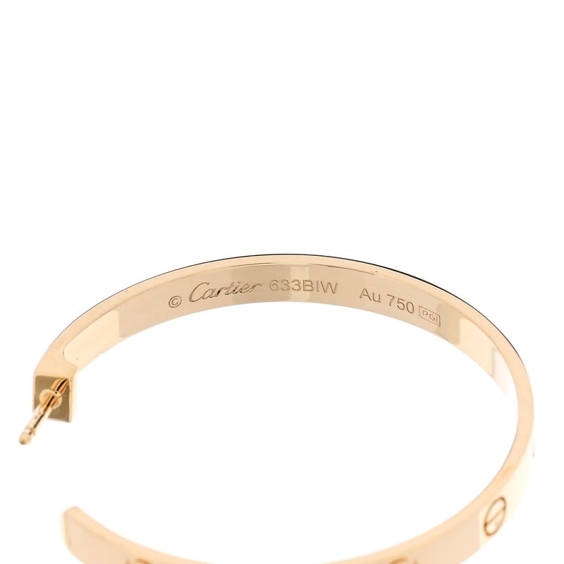 18K жовте золото Large LOVE Hoop сережки