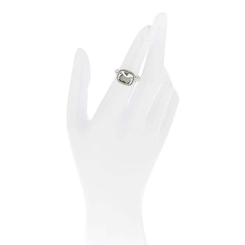 срібло 925 діамант Prasiolite 10mm Noblesse каблучка 47 4.25