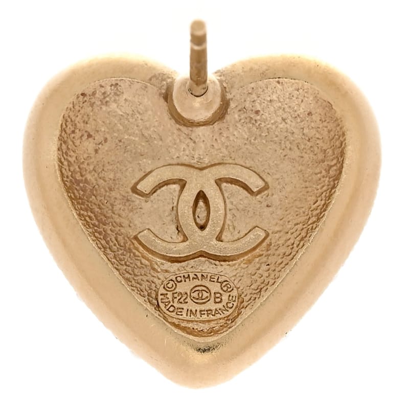перлина Crystal CC Heart сережки золото біле золото