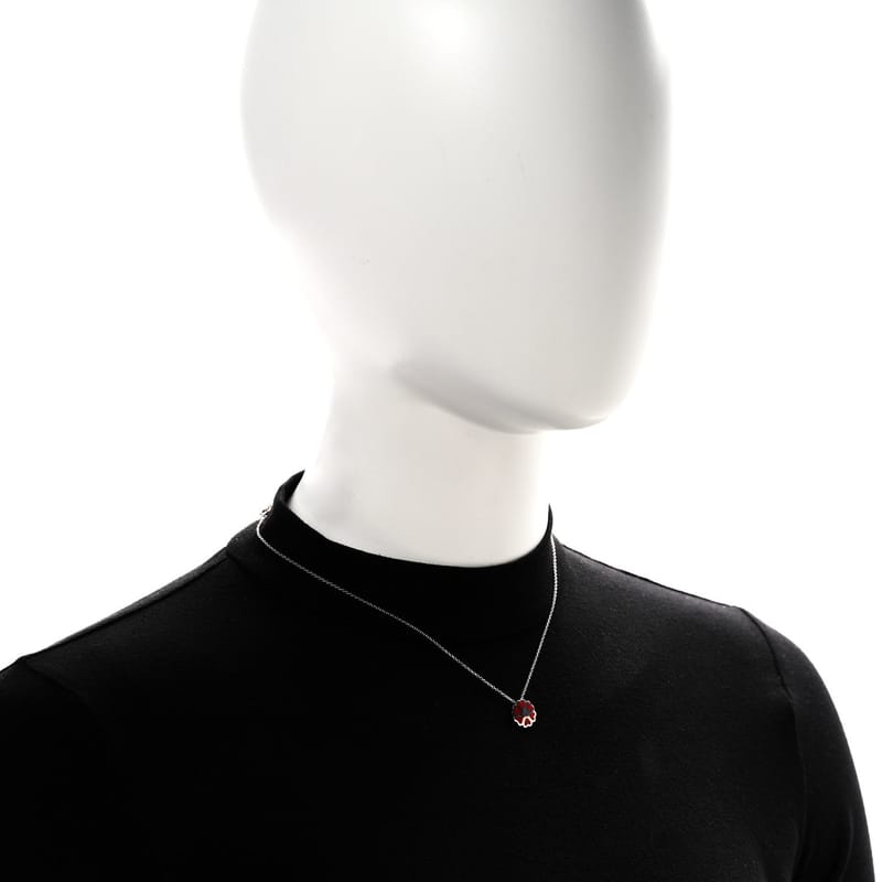 срібло 925 Enamel Paloma Picasso Crown of Hearts підвіска кольє Red