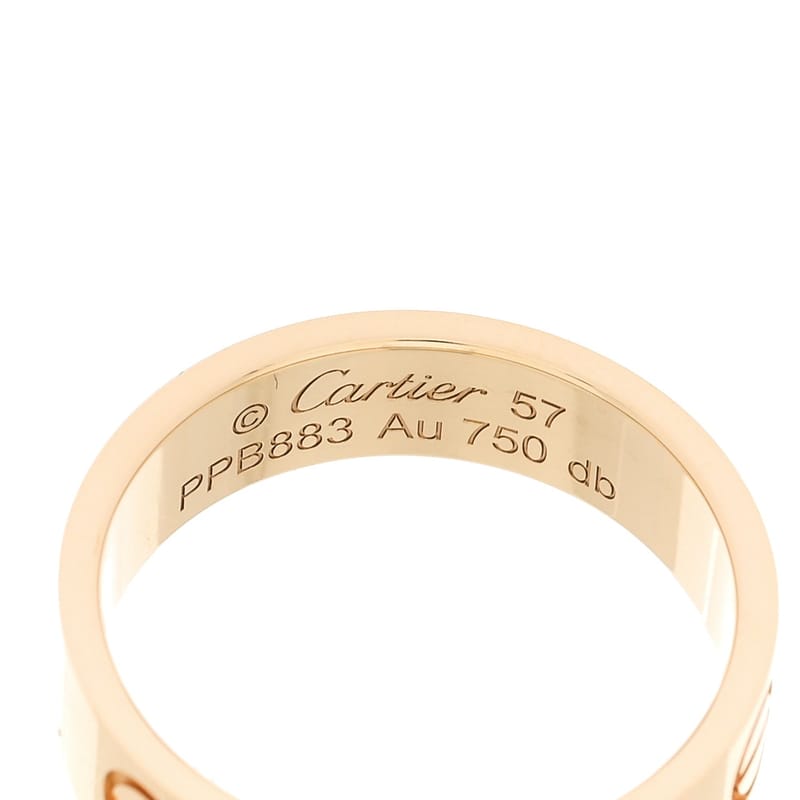 18K жовте золото 5.5mm LOVE каблучка 58 8.5