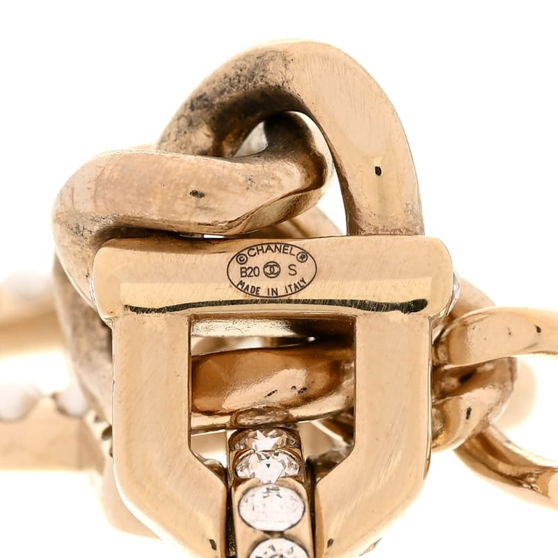 Metal Crystal CC Vendome CC Dangle сережки золото