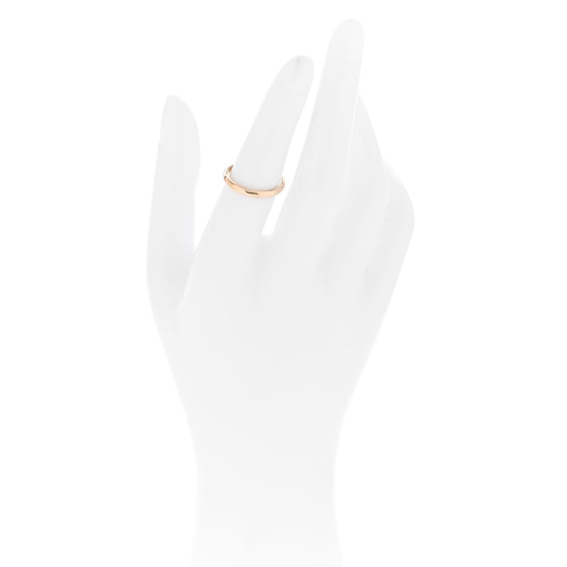 18K рожеве золото 2.5mm 1895 Wedding обручка каблучка 51 5.75