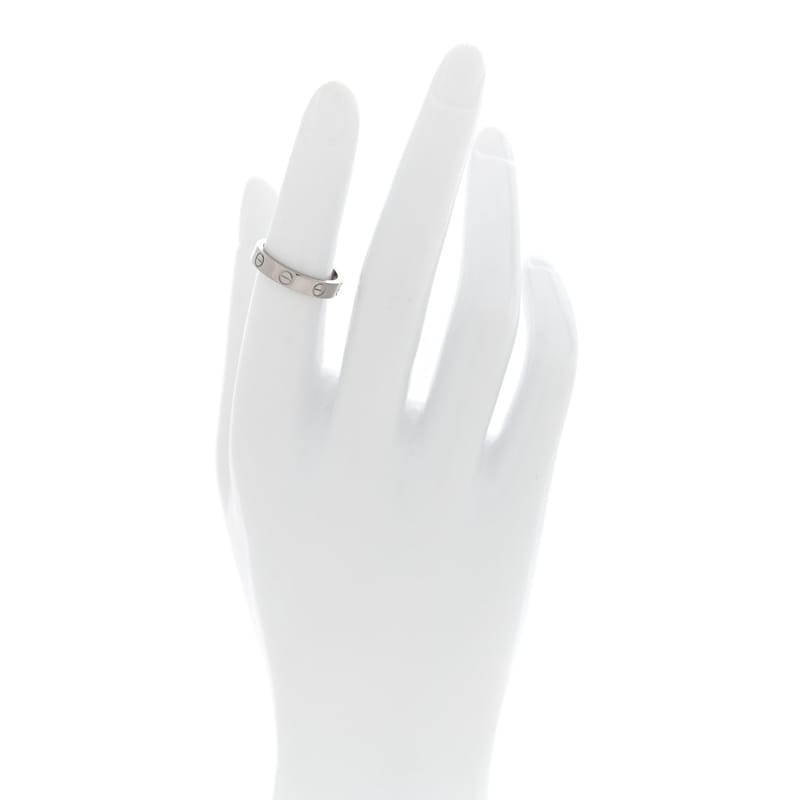 18K біле золото 3.5mm LOVE Wedding обручка каблучка 50 5.25