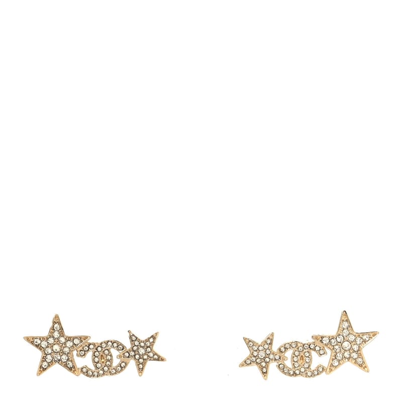 Crystal Star CC сережки золото