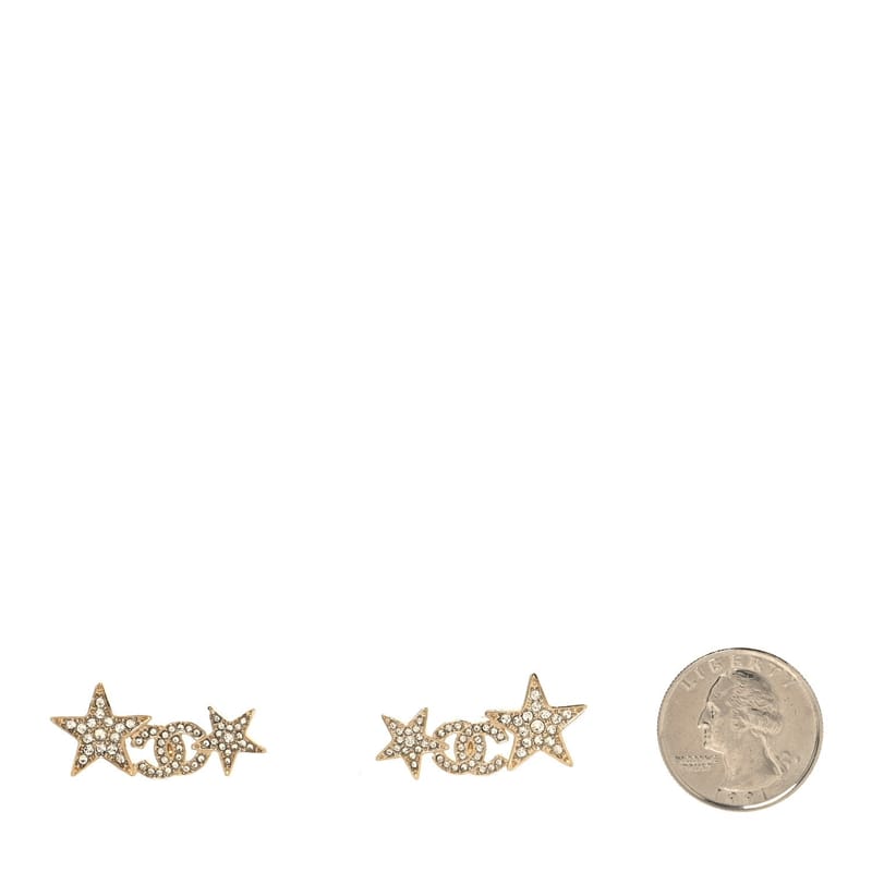 Crystal Star CC сережки золото
