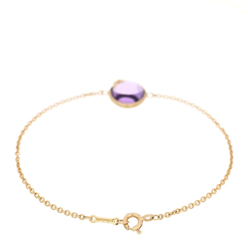 18k жовте золото Amethyst Paloma Picasso Olive Leaf браслет