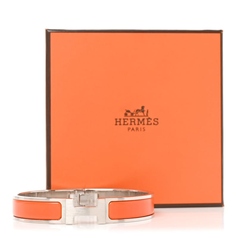 Matte Enamel Narrow Clic Clac HH браслет T6 Orange