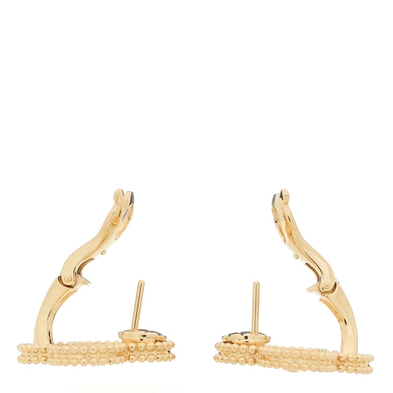 18K жовте золото Magic Alhambra сережки