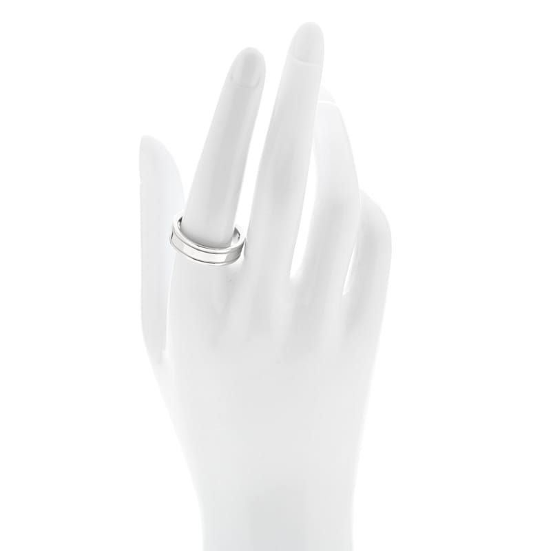 платина 6mm Together Double Milgrain обручка каблучка 59 8.75