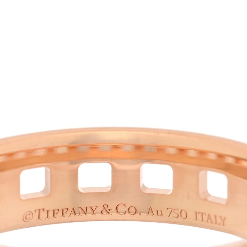 18K рожеве золото T True Wide каблучка 63 10.25