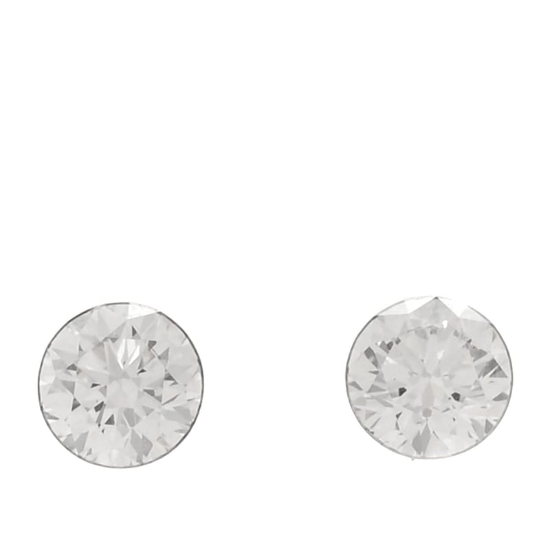 X PHARRELL платина Metal діамант 1.17ctw TItan Stud сережки