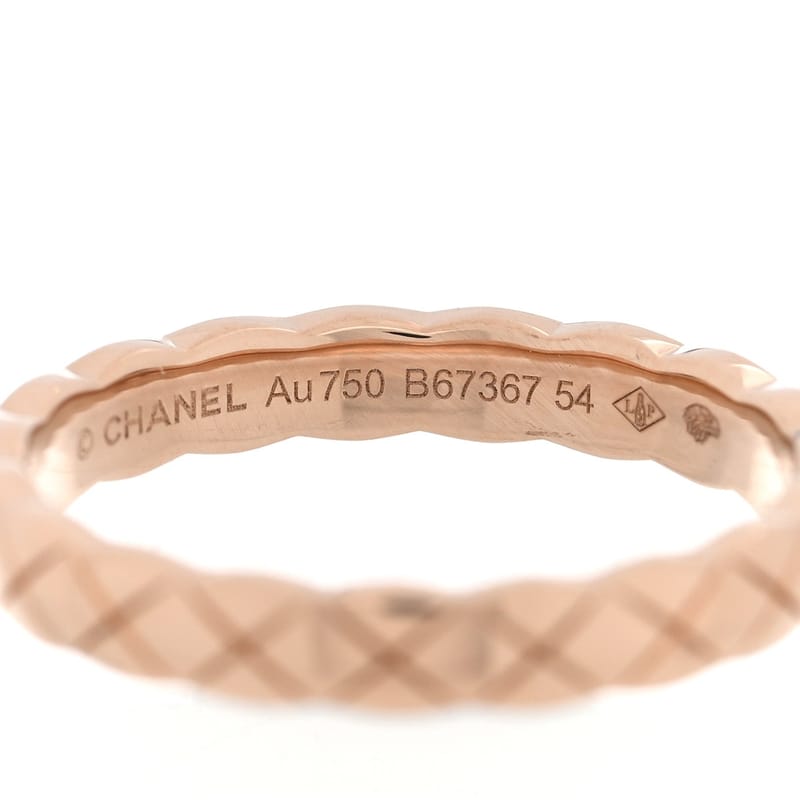 18K Beige золото Mini Coco Crush каблучка 54 7