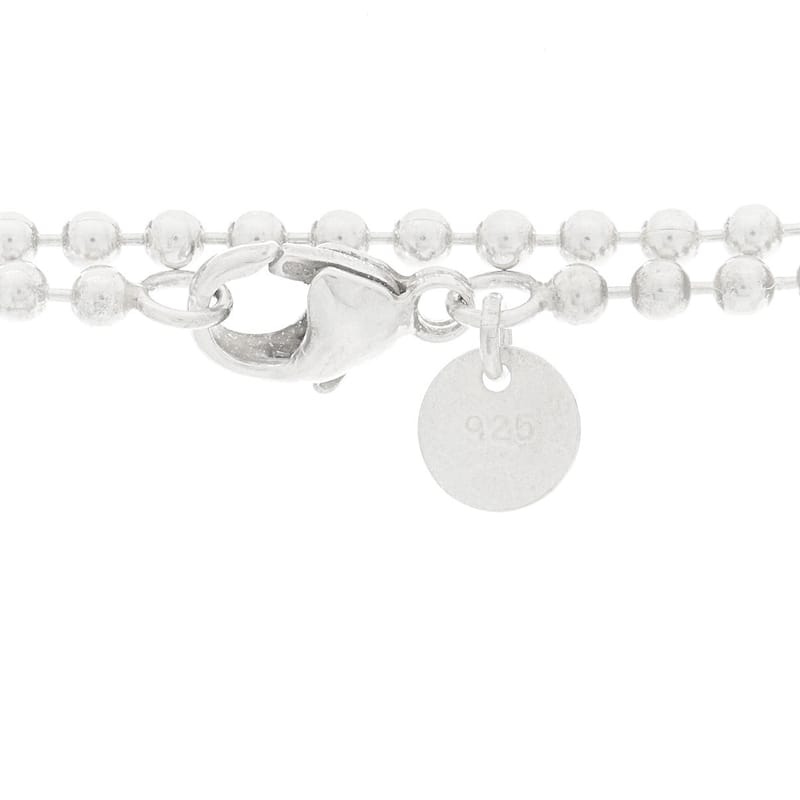 срібло 925 Return To Tiffany Heart підвіска Bead ланцюг кольє