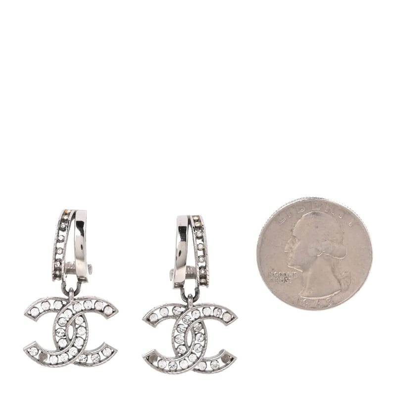 Crystal CC Drop сережки срібло