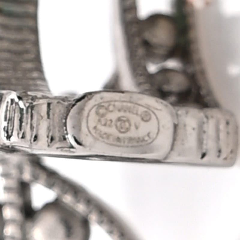 Crystal CC Drop сережки срібло
