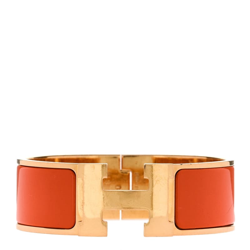 Enamel Wide Clic Clac H браслет PM Orange