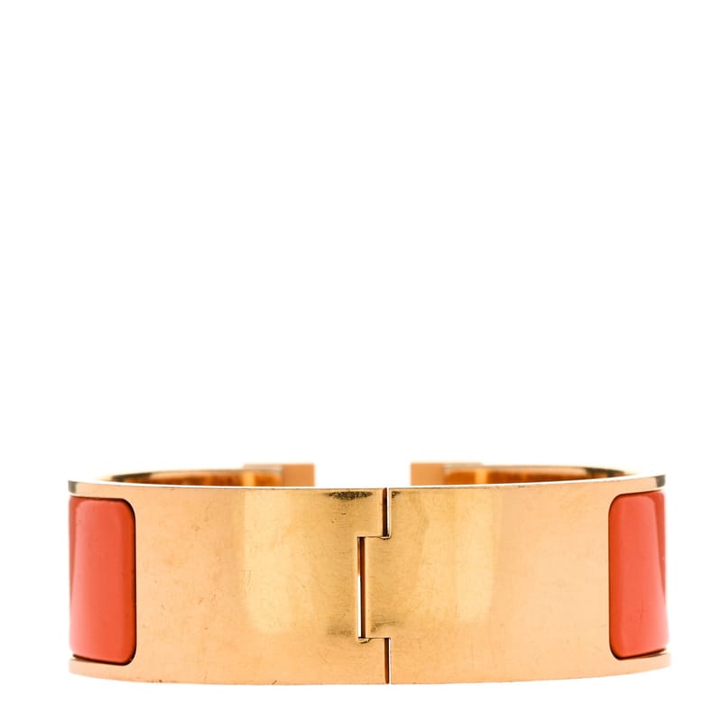 Enamel Wide Clic Clac H браслет PM Orange