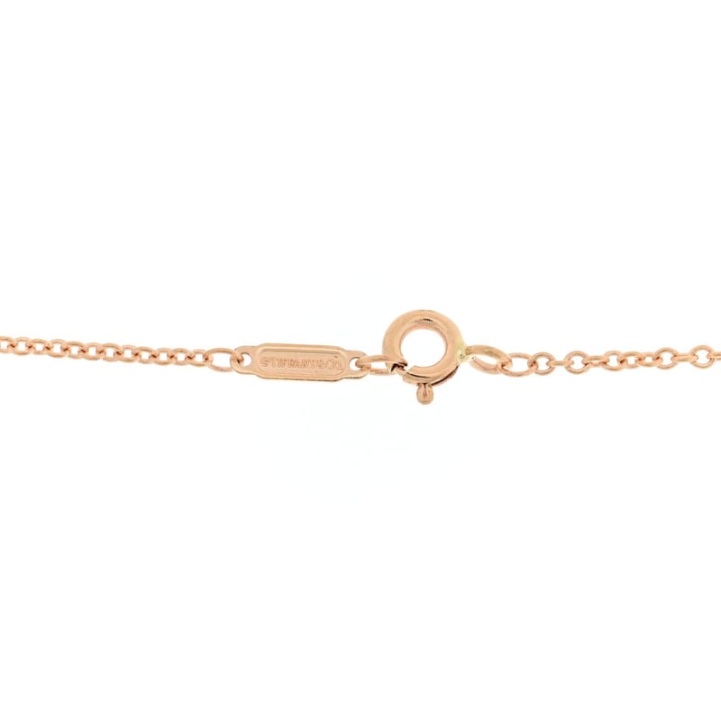 18K рожеве золото Return To Tiffany Heart Key підвіска кольє
