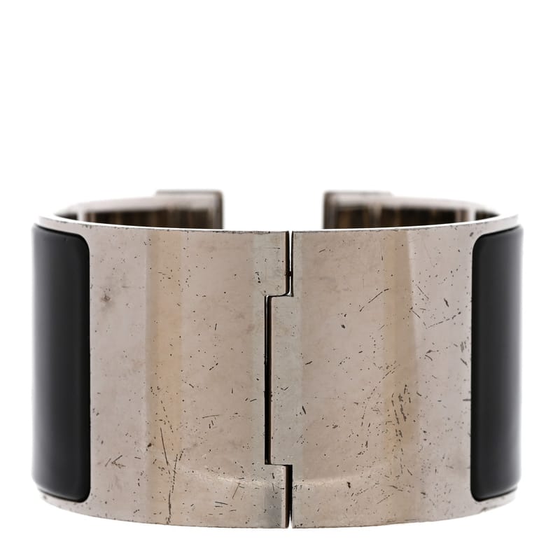 Enamel Extra Wide Clic Clac H браслет GM чорний