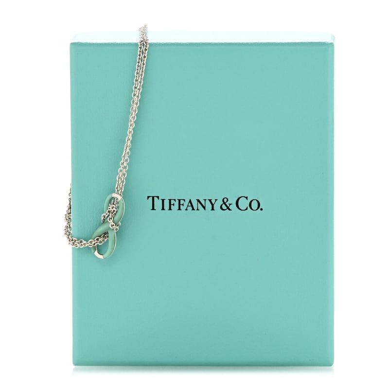 срібло 925 Enamel Infinity браслет Blue