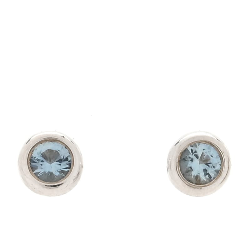 срібло 925 Aquamarine Color by the Yard сережки