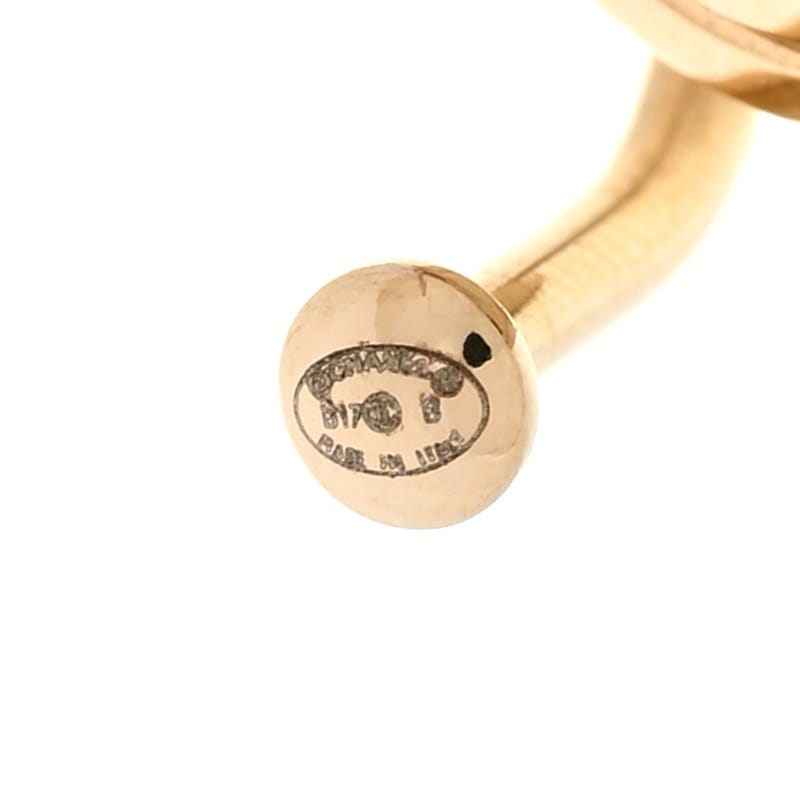Heart CC Dangle сережки золото