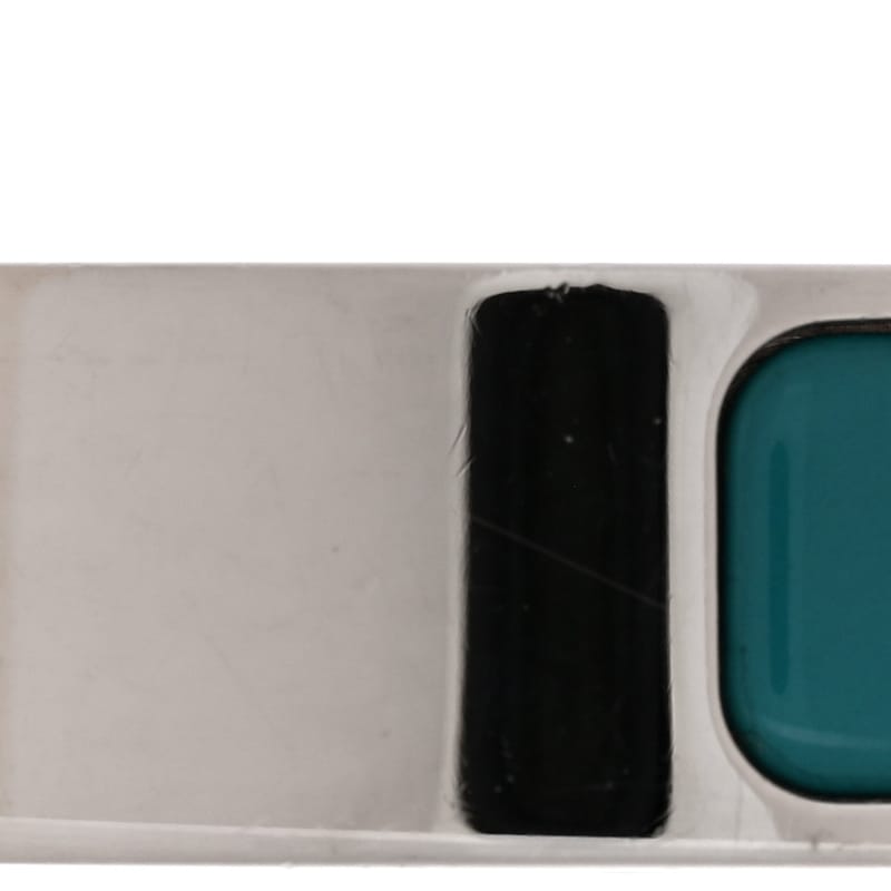 Enamel Narrow Clic Clac H браслет PM Vert Bleuete білий