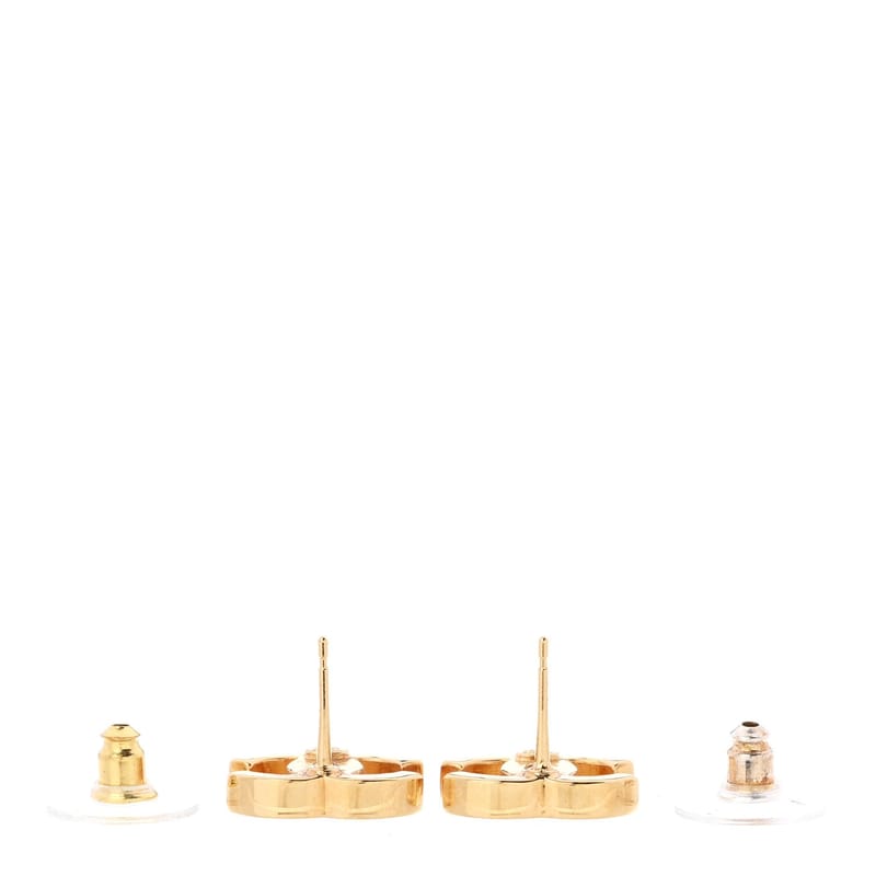 Metal Enamel CC сережки золото Biege