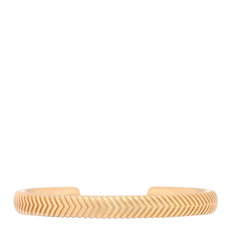18K жовте золото 8mm Chevron браслет браслет