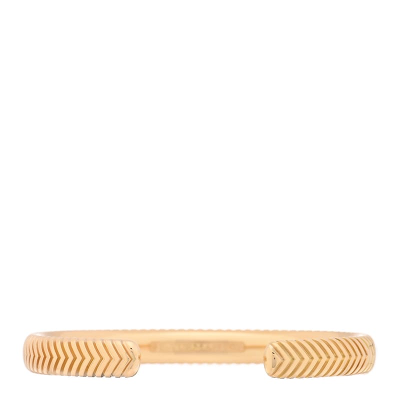 18K жовте золото 8mm Chevron браслет браслет