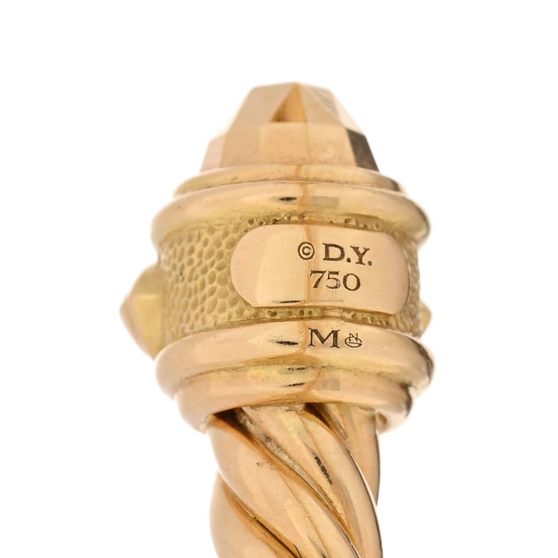 18K жовте золото 5mm Cable Renaissance браслет