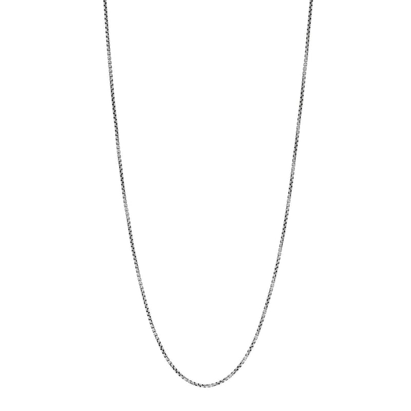 срібло 925 1.7mm Baby Box ланцюг кольє 22"