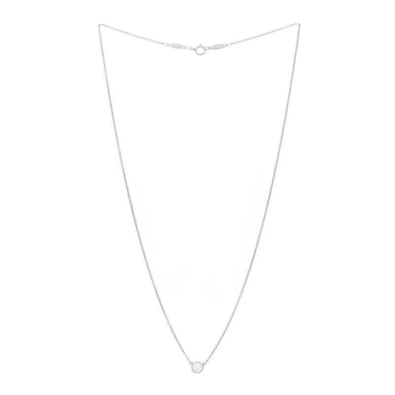 платина діамант .27ct Elsa Peretti діаманти by the Yard підвіска кольє