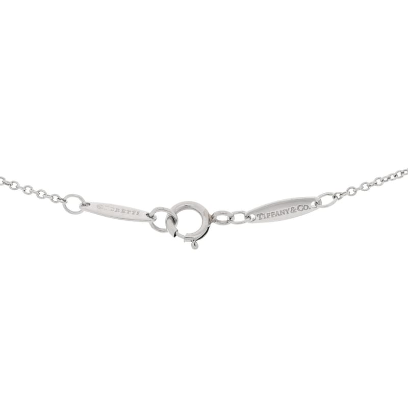 платина діамант .27ct Elsa Peretti діаманти by the Yard підвіска кольє